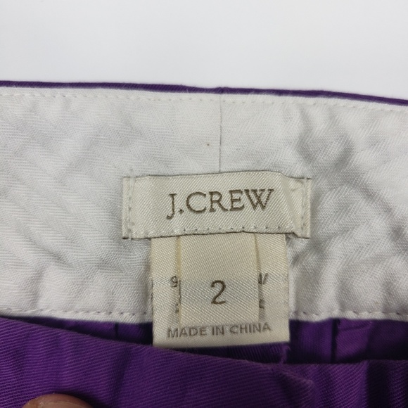 Women's Purple J Crew Shorts - Picture 6 of 6